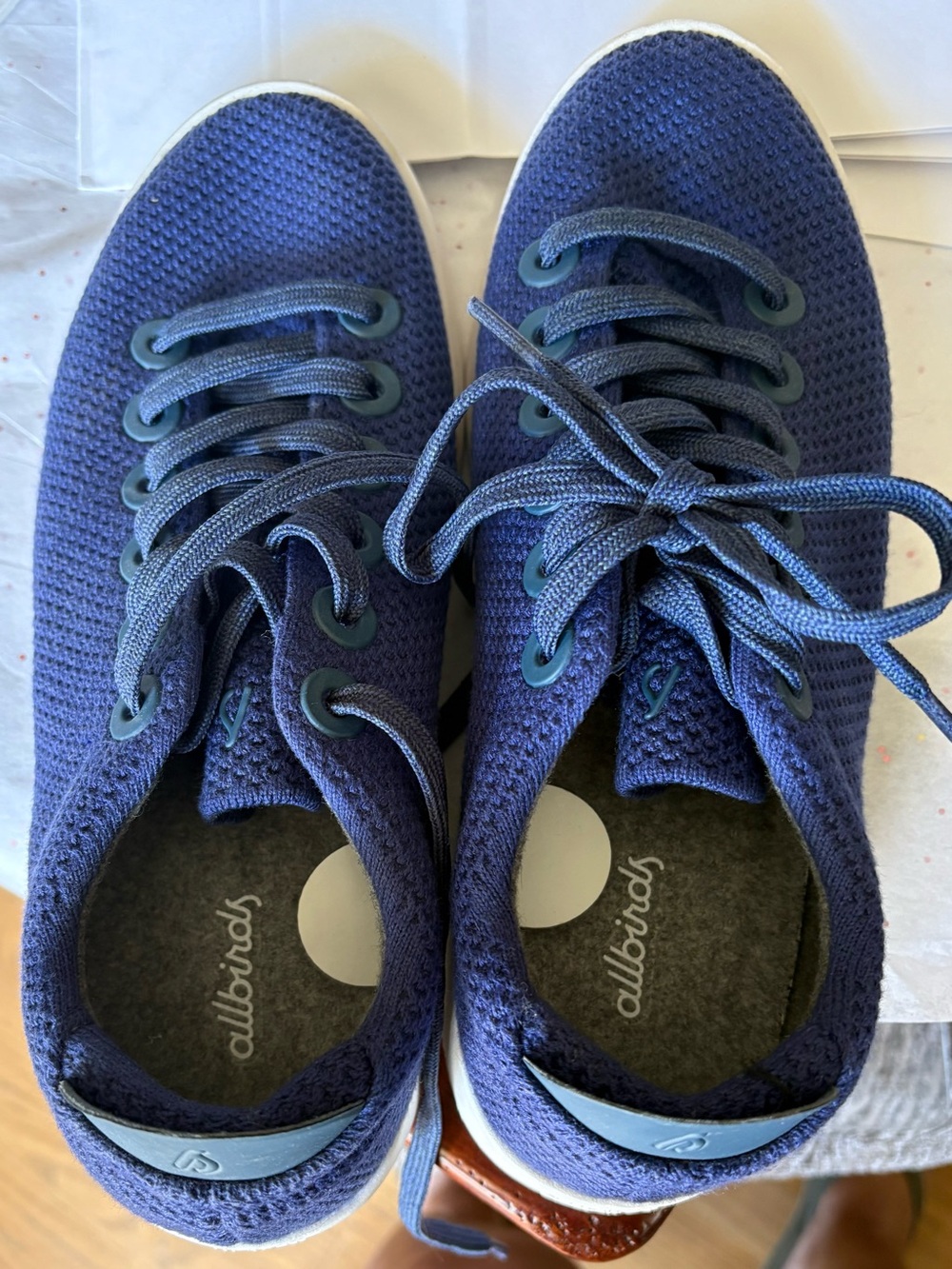 Navy Allbirds size 9